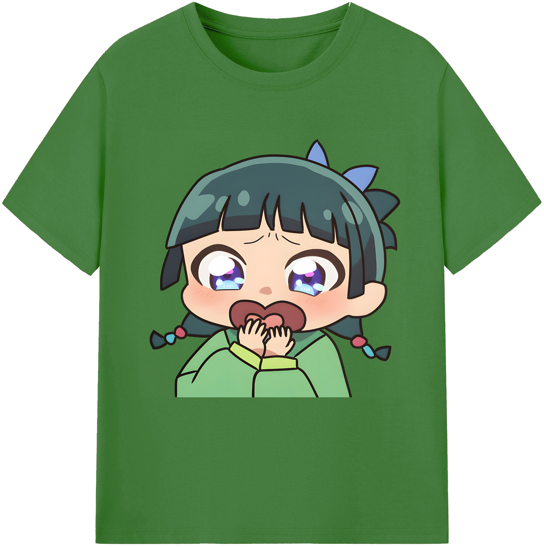 （画像用） 薬屋のひとりごと The Apothecary Diaries レディースカジュアルプリントTシャツ（綿100％）